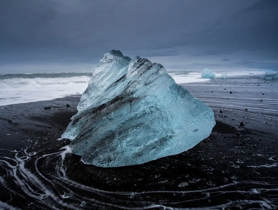 Thomas Heaton photographic series from Iceland won Editor's Choice British Outdoors Photography Competition glacier on dark terrain Thomas Heaton photographic series from Iceland won Editor's Choice British Outdoors Photography Competition glacier on dark terrain