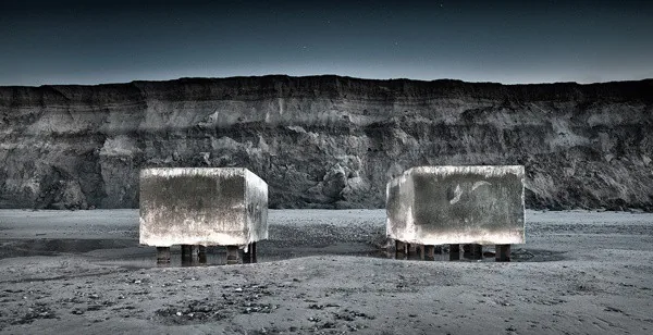 Tim Harris photographic work at the Royal Academy Summer Exhibition printed on photographic printing paper Fuji Gloss beach and concrete platforms Tim Harris photographic work at the Royal Academy Summer Exhibition printed on photographic printing paper Fuji Gloss beach and concrete platforms